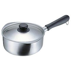 Amazon | 柳宗理 ステンレス・アルミ3層鋼 片手鍋 22cmつや消し