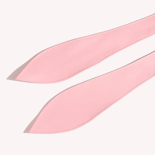 1 Piece Womens Faux Leather PU Obi Sash Belt Wide Self Tie Wrap Around Waist Strap Waistband Cinch for Dress Shirt2