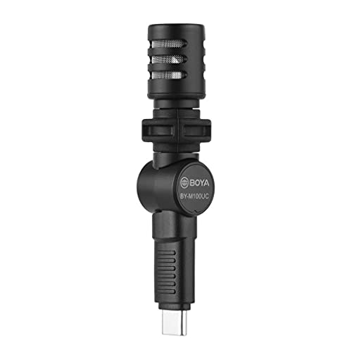 Boya Microfone condensador miniatura tipo C BY-M100UC