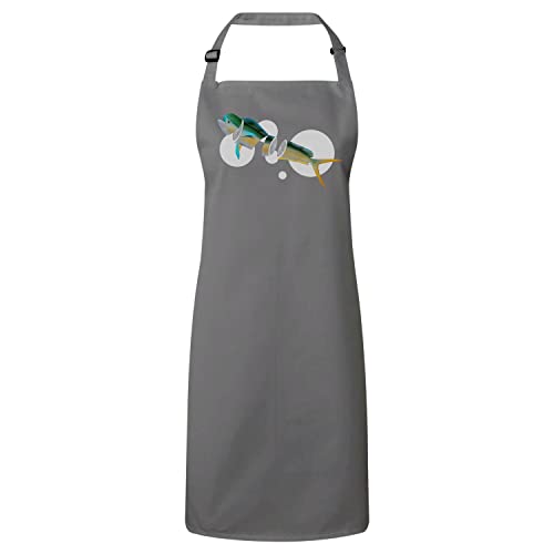 Tablier cuisine gris surréalisme original poisson tranché citron Fabulous