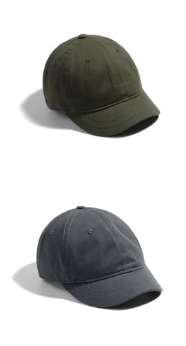 Image of Adjustable Mens and Womens Sun Hat Short Brim Baseball Cap