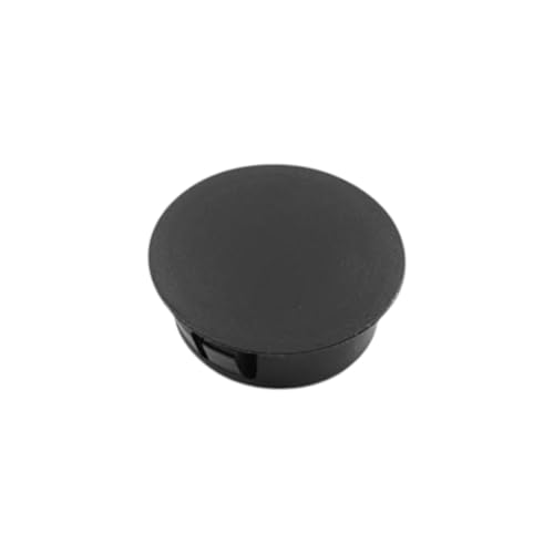 Image of Round Plastic Hole Plug to fit 1 inch Opening - Slightly Domed Textured Surface (500)