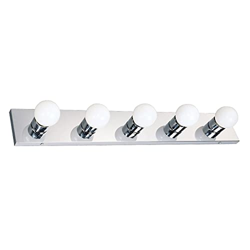 Design House 509653 5 Light Vanity Light, Polished Chrome, 30´´