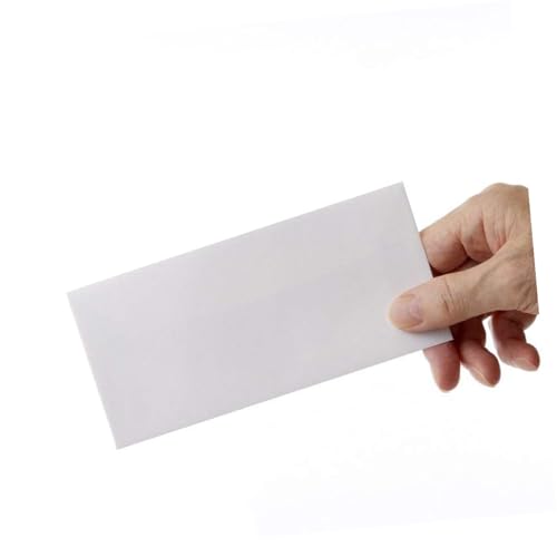 Sobres blancos de papel kraft de 165 x 100 mm biodegradables reutilizables 2