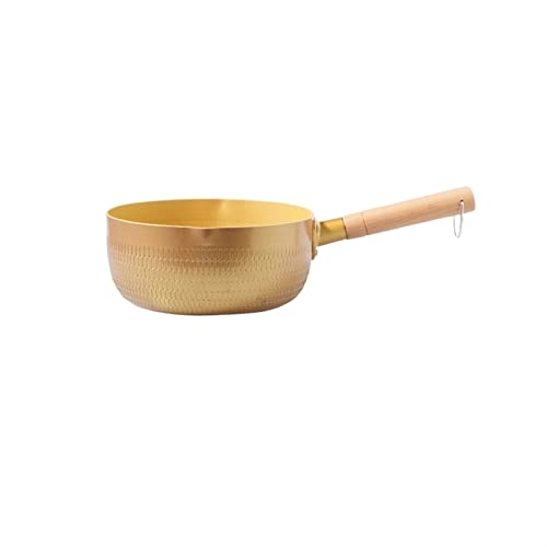 TABKER Sartenes Gold Non Stick Cooking Pot Set Stainless Steel Frying Pan Kitchen Cookware Flat Bottom Wok Pancake Egg Pan Saucepan