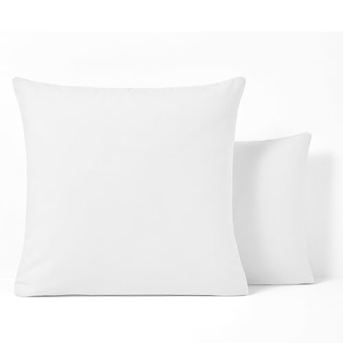 KINGNET Relleno cojin 60x60 cm hipoalergénicas para Funda Cojin Decoración y para Almohada de Cama (Pack 2 Unidades)