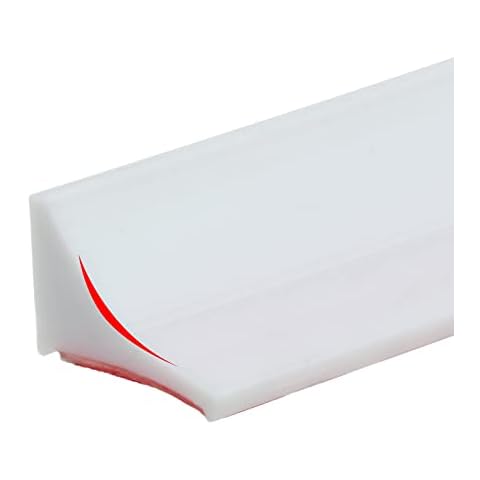 Jaspond 39Inch/1M Silicone Wet Room Floor Barrier, Shower Tray Sealing Strip, Shower Barrier, Wet Room Bathroom Kitchen Floor Water Dam, Silicone Shower Dam for Wet and Dry Separation Cover