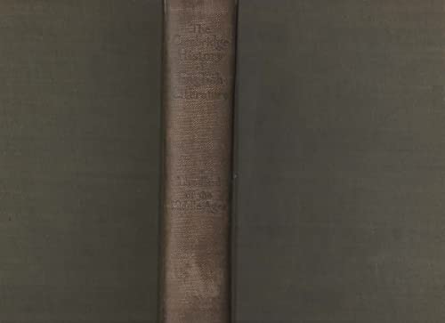 The Cambridge History of English Literature Vol... B003HX5RZU Book Cover