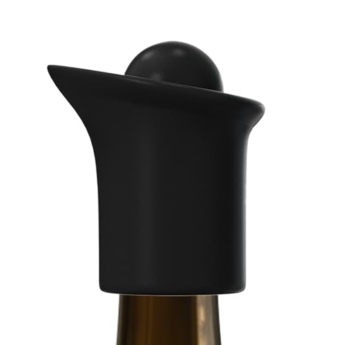 Genérico Botella De Botella - Tapones De Vino A Prueba De Fugas | Tapón De Vino De Silicona Reutilizable | Tapones De Vino De La Cocina Topper Para Bar De Casa Camping Viaje De