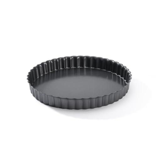 De Buyer - Moule à tarte cannelé rond à fond amovible en...
