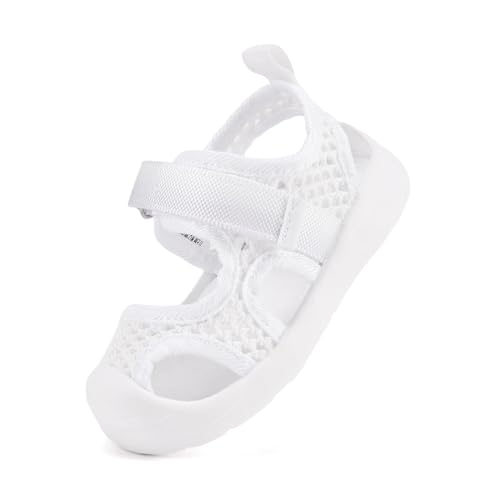 Image of BMCiTYBM Baby Boy Girl Closed Toe Summer Toddler Sandals Lightweight Shoes Infant Non-Slip First Walking Sneakers 6 9 12 18 24 Months 2-3 Years