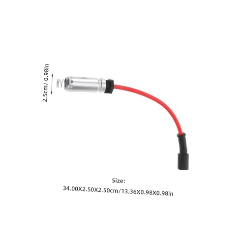 Cable de encendido automotriz de repuesto de alta temperatura, juego de 8 piezas 2