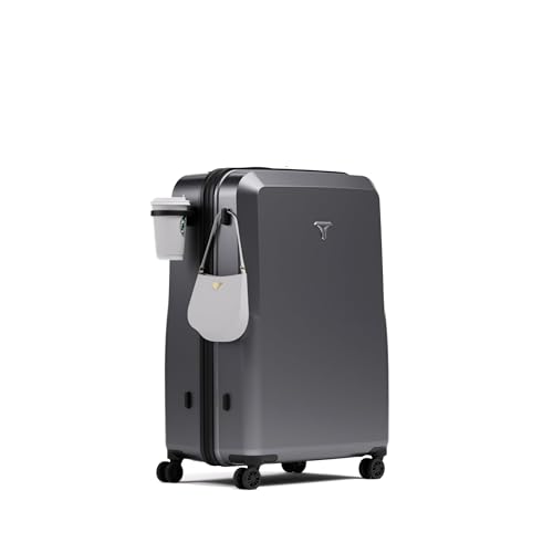 Image of Check-in Large (75cm) Trolley Bag, Combination Lock, Cup Holder, 8 Smooth Wheels, ABS Hooks, Polycarbonate Hard-Shell (Check-in Large, Alloy)