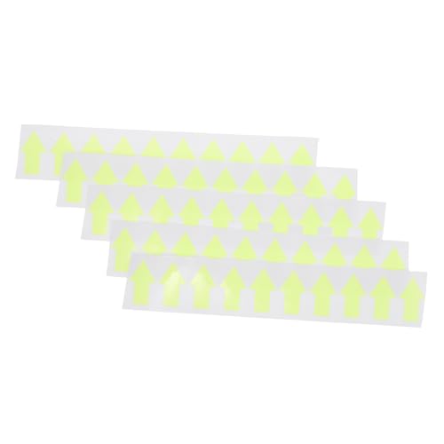 Toddmomy 50pcs Luminous Stickers Glow-in-The-Dark Adhesive Labels Decals Easy Install Home Decor Lightweight Convenient Storage