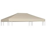 Protégez votre espace extérieur des intempéries avec notre housse de tonnelle, disponible en beige, pour une intégration harmonieuse avec votre décor