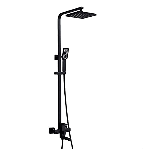 Robinetterie de douche avec douchette 3 modes et inverseur pour baignoire domestique
