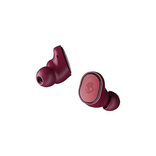 Image of Skullcandy Sesh Evo Truly Wireless Bluetooth in Ear Earbuds with Mic (Deep Red)