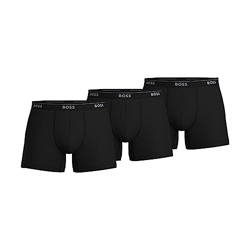 BOSS Men's Classic Cotton 3 Pack Boxer Briefs