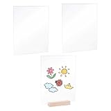 Acrylplatte – 10 X 15 Cm Große Transparente Platte, Dicke Transparente Platte, Vielseitiger Glasersatz Mit Glatter Oberfläche Für Die DIY-Schilderherstellung | Anzeigetafel Für Hochzeitseinladungen, K