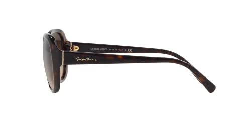 Giorgio Armani Sunglasses Tortoise Frame, Brown Lenses, 56MM2