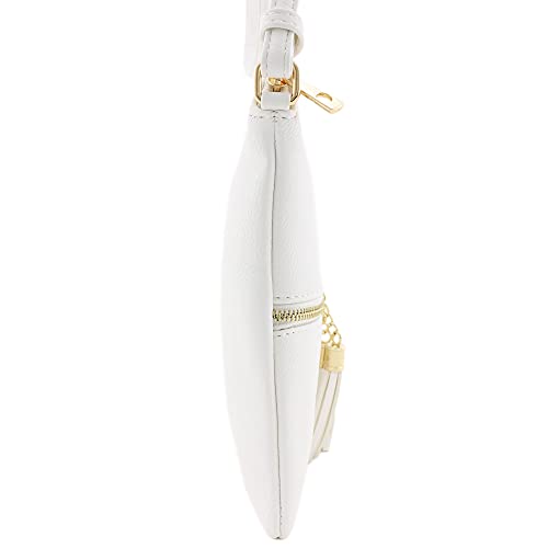 Image of DELUXITY Lightweight Medium Crossbody Bag with Tassel | Lightweight