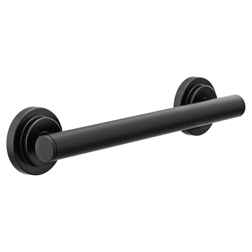 Moen YG0712BL Bathroom Safety 12-Inch Stainless Steel Modern Bathroom Grab Bar by Moen - Used condition - US$31.32