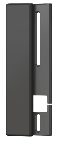 Placca universale cieca " NERO SATINATO"