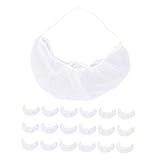 Ciieeo 100 Stück Bartnetze Catering Bartschutz für den Gastronomiebereich Bartbedeckungen für Männer Bartnetz abdecken Bartnetzschutz Bartnetz zum Kochen Nylon Weiß