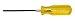 Xcelite LN964BP Recessed Allen Hex Socket Screwdriver, Amber Handle, 9/64" Head, 4" Blade Length, 7-1/8" Overall Length