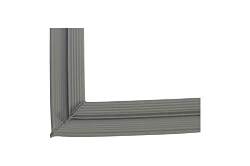 Original Roto Dachfenster Flügeldichtung Unten Für Wohndachfenster der Baureihe 41xH U-Förmig Fensterdichtung aus Gummi Grau/Anthrazit Für Dachfenstergröße 074/118 | 07/11