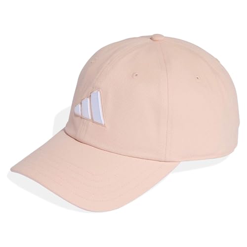 Image of adidas Unisex DAD Cap Tonal Logo, Blush Pink/White, M-L