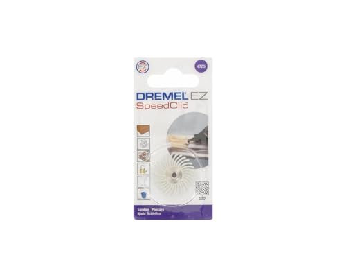 Dremel 472S Ez Speedclic Spazzola Abrasiva (Grana 120) Per La Pulizia Dei Dettagli E La Levigatura Leggera - 2