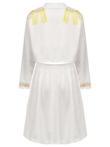 Kids Girls 3Pcs Concert Popular Singer Fashion Print Outfits Long Sleeve Outerwear and Vest with Bottoms4