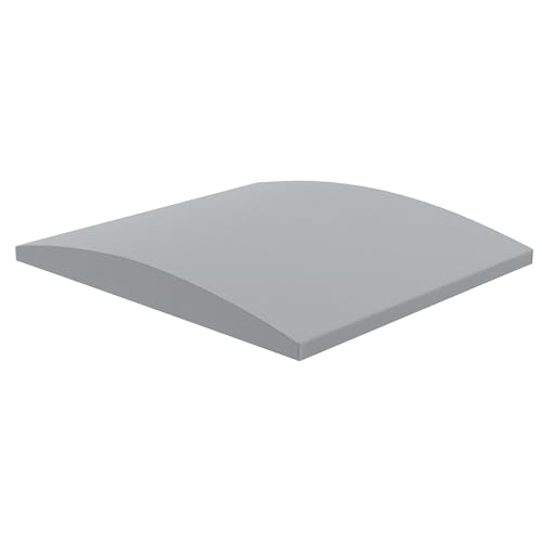 FoamJoy Sofa Cushion Support, Couch Cushion Support for Sagging Couch Seat, Couch Replacement Insert, 20\"x20\"x2\", High Density Foam Furniture Seat Sagging Repair, Trapezoid 40D, Grey Set of 1