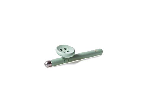Pininfarina Boutonniere broche de luxe en satin vert sauge