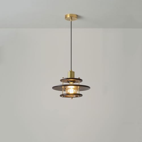 Japanese Vintage Bedroom Bedside Pendant Light Simple Single Light Source E26 Rubberwood Hanging Lamp Hallway Cafe Restaurant Farmhouse B&B Villa Lighting Fixture