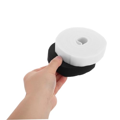 Uonlytech 2rolls Cable Ties Sticky Cord Organizer para sujeción bajo escritorio miniatura 4