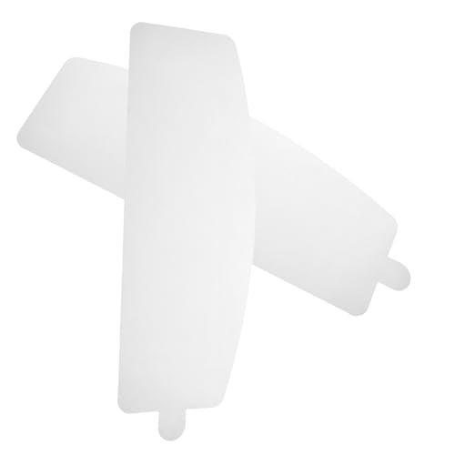 PRETYZOOM 2pcs Safety Mask Sandblasting Helmet Lens White