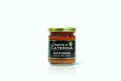 Spezialität aus der Toskana ragu di cinghiale Tomatensoße mit 60% Wildschwein und Chianina Rindfleisch