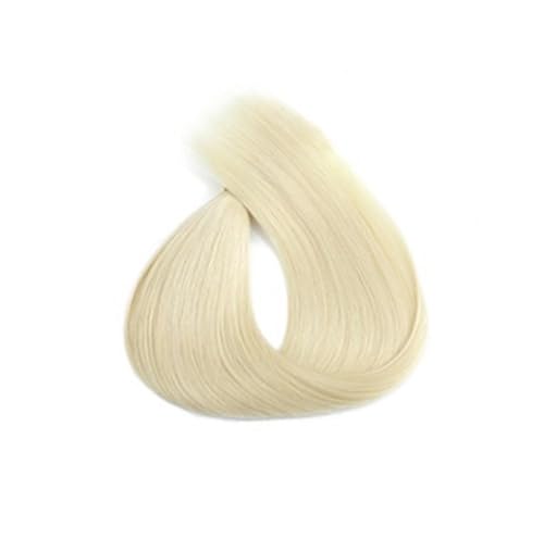 Queue de cheval en cheveux humains blonde lisse de couleur blanc clair