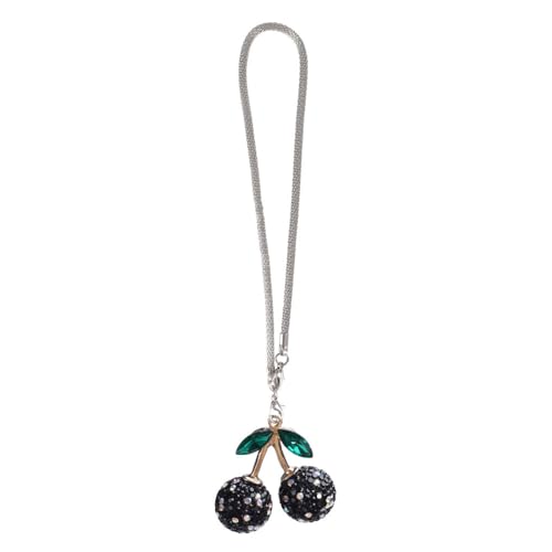 Rétroviseur pendentif fruit strass pour personnaliser un interieur terne