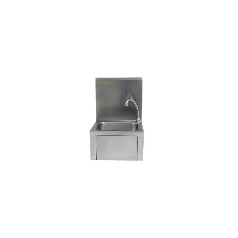 Kramer – Lavamani, Acciaio Inox con schienale completo con pulsante