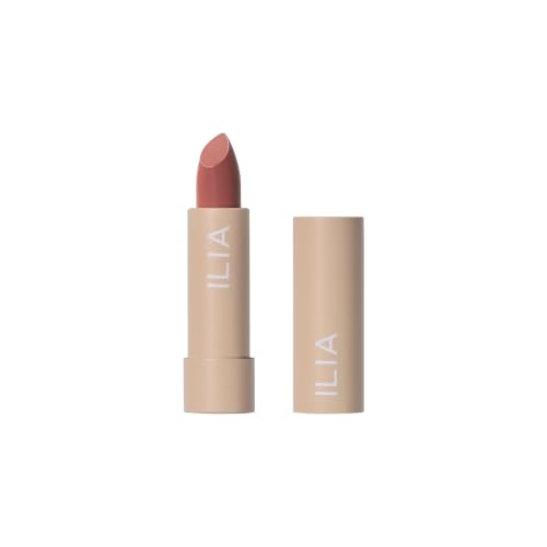 ILIA - Color Block Lipstick | Non-Toxic, Vegan, Cruelty-Free, Hydrating + Long Lasting, No Budge Color with Full Coverage (Amberlight (French Nude With Neutral Undertones), 0.14 oz | 4 g)