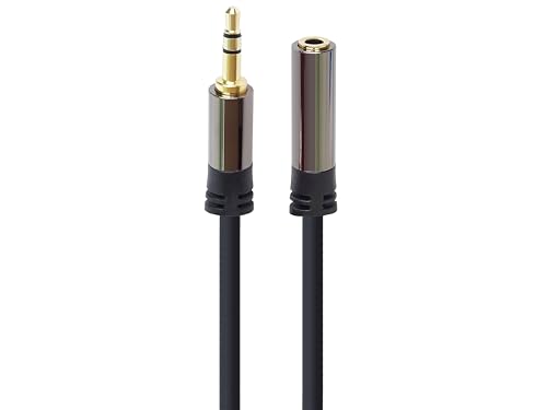 Cable extensor audio 3.5mm macho a hembra 1.5m miniatura 2
