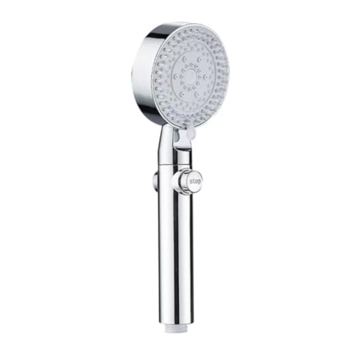 EVAPURE 5-Mode High-Pressure Water Saving Shower Head with ON/Off Switch, Adjustable Angle Bracket, Self-Cleaning Nozzles, Durable ABS Build, Easy Wall Mount