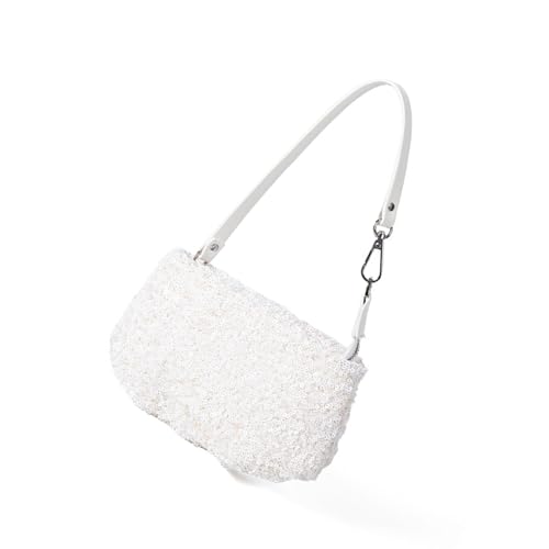 Sac de soirée à paillettes et pochette étincelante de mariage pour femme