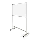 1 Soporte móvil universal Pizarra Blanca con Soporte  Soporte Móvil Universal  Caballete para Pizarras Regulable con Ruedas  Este pack incluye una Pizzarra Blanca Magnética de 150x100 cm.