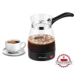 Conti CKC-340 Fortune Elektrikli Cam Cezve – 650W, 0.5 L Kapasite, Paslanmaz Gizli Rezistans, 360° Kablosuz Kullanım, Türk Kahvesi Makinesi