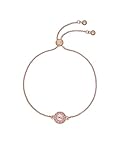 Ted Baker Soleta Solitaire Sparkle Crystal Adjustable Bracelet For Women (Rose Gold Tone/Crystal)