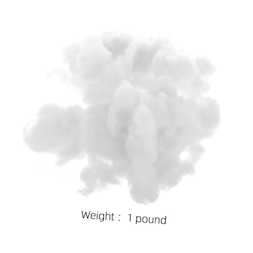 ULDIGI Combed Cotton Pillow Filling 500g Soft Comfortable for Crafts Stuffed Animals